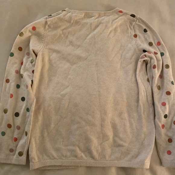 H&M Girls polka dot pullover sweater. - Picture 3 of 3